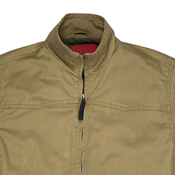 Old Navy Utility Jacket Youth Sz XL Brown Sherpa Lined Smart Casual Winter Coat - Picture 2 of 16